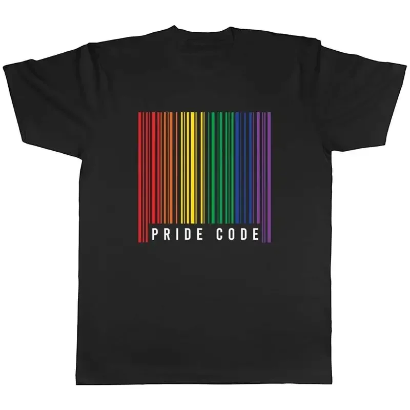 Pride Code Barcode Mens Unisex T-Shirt Tee Gift