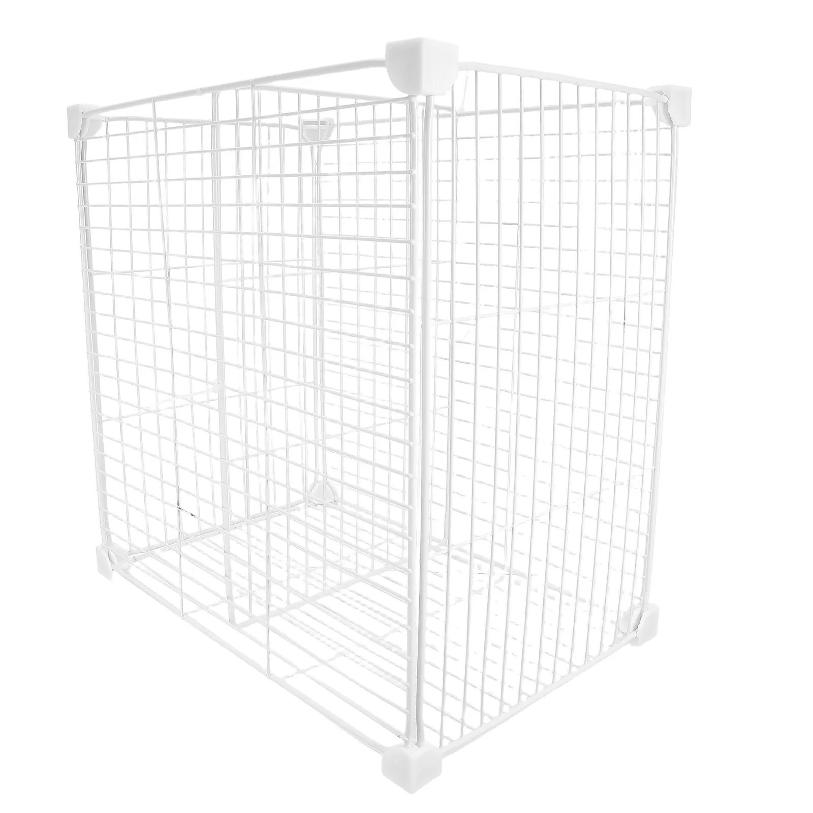 Freezer Basket Dividers 2 Grids Metal Mesh Modular Drawer Organizer for Chest Freezer Refrigerator Shelf Partition