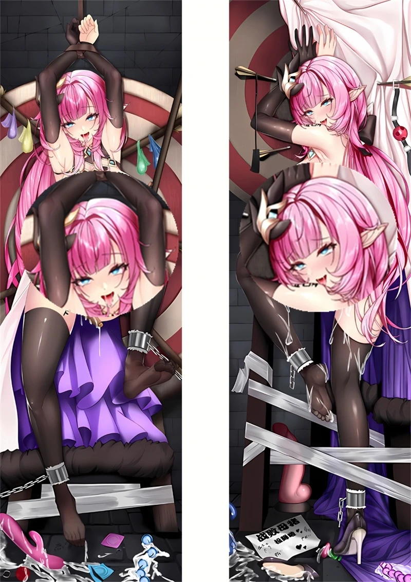 

Anime Game Honkai Impact 3 Miss Pink Fairy Elysia Cosplay Dakimakura Pillow Case Hugging Body Prop