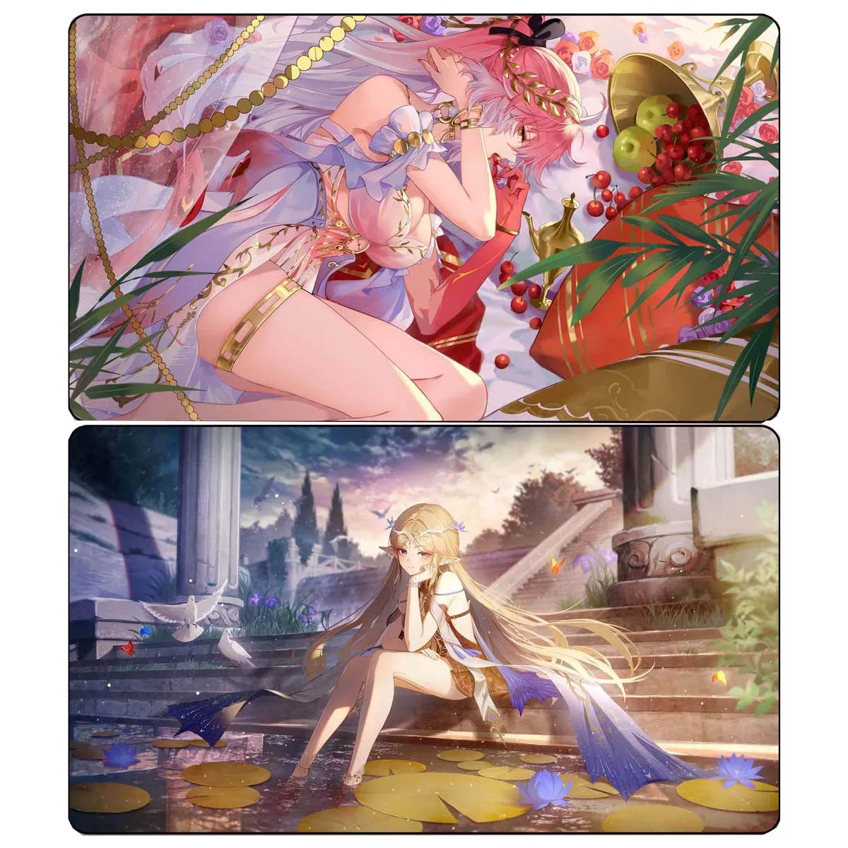 

37 Models 600X350X2Mm Diy Goddess Story Wuthering Waves Cantarella Two-Dimensional Table Mat Waterproof and Anti-Slip Gift Toys