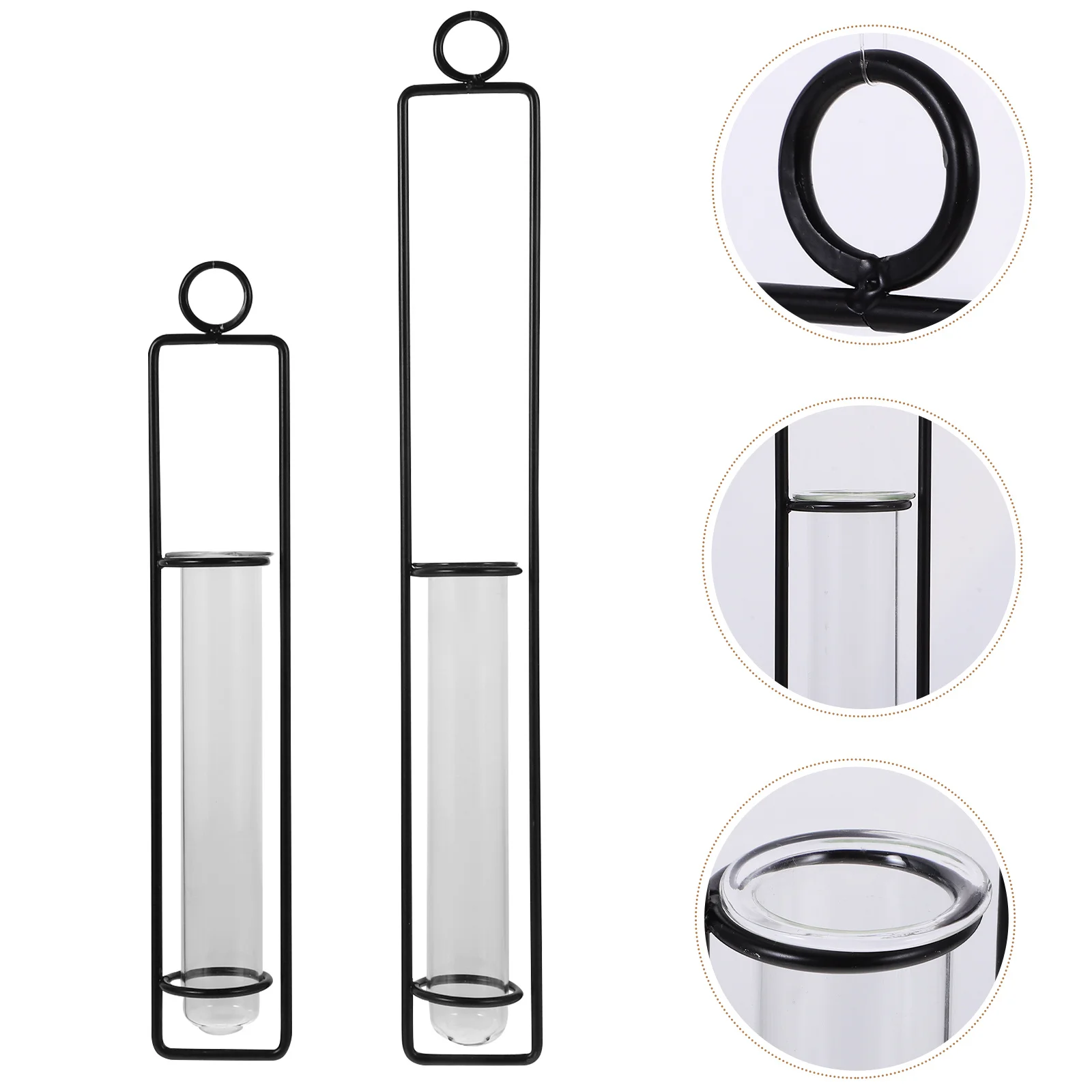 

1Set Transparent Glass Hanging Planter Clear Flower Vase for Home Balcony Garden Decoration Glass Terrarium