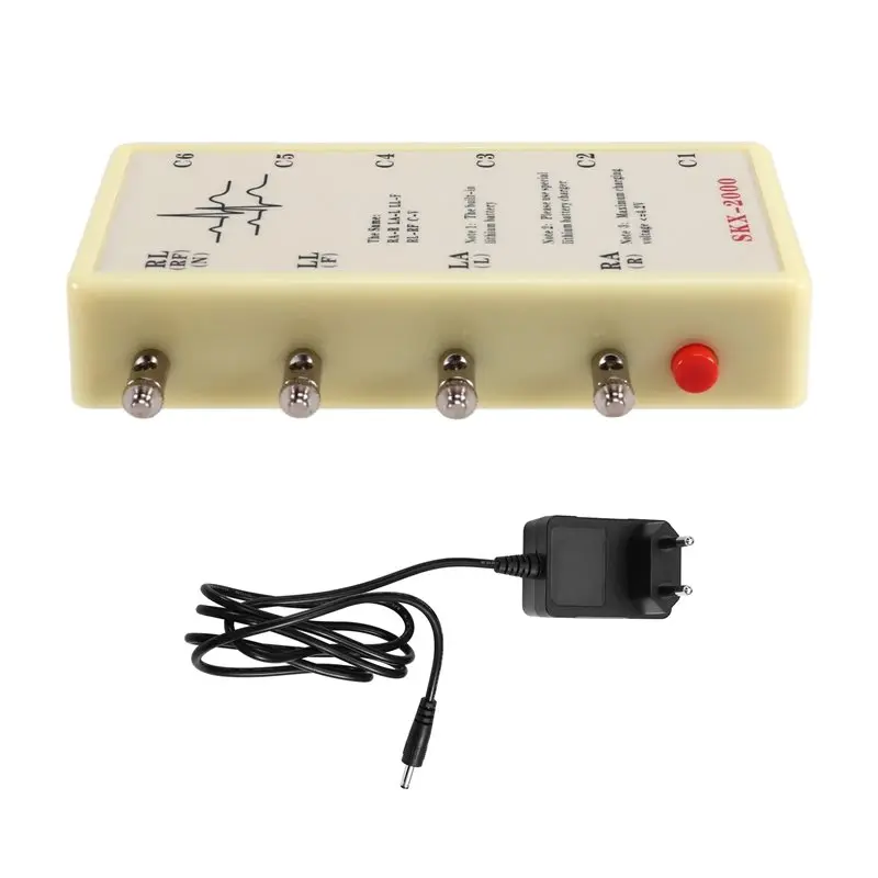 【SLEEK】 générateur de Signal ECG simulé pour électrocardiogramme émulateur ECG simulateur ECG SKX-2000A Instrument de Simulation de prise ue