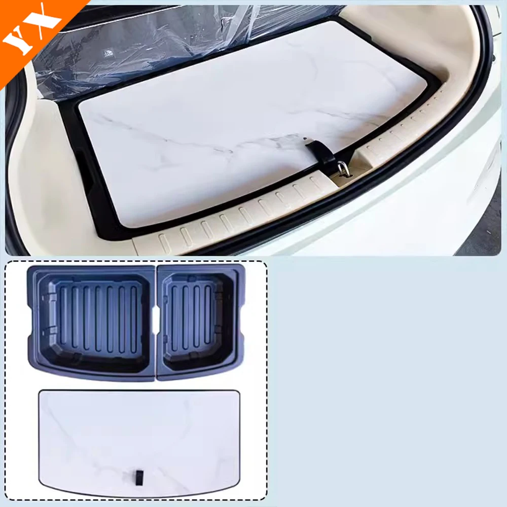 For Great Wall ORA GT Accessories 2021-2024 Multi-Function Car Rear Compartment Storage Box Auto Trunk Storage Box