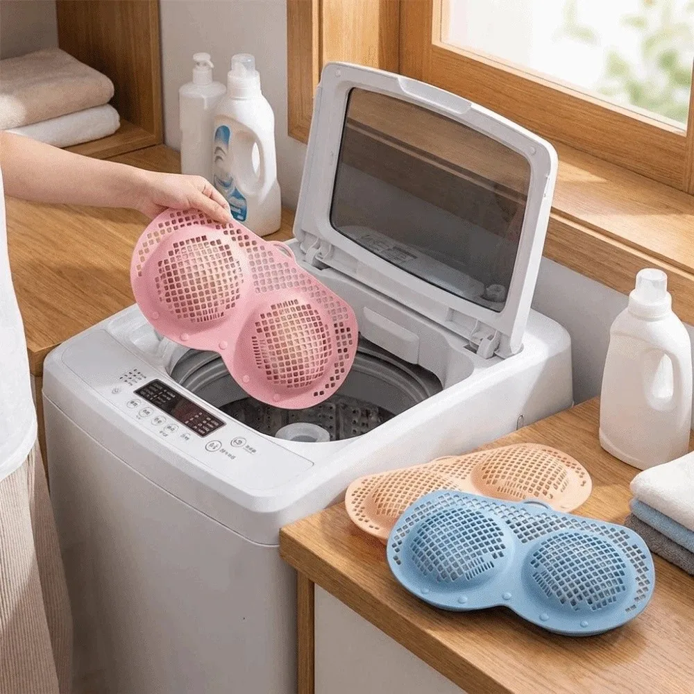 Mesh Silicone Bras Wash Bag Ventilated Anti Deformation Bras Storage Bag Machine Washable Protective Laundry Protectors