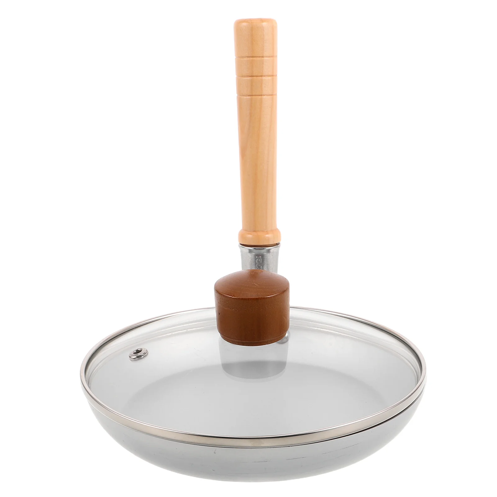 

1Set Japanese Cooking Pot Nonstick Small Fry Pan Vertical Handle for Parent Dish Egg Recipes Compact Design Easy Grip