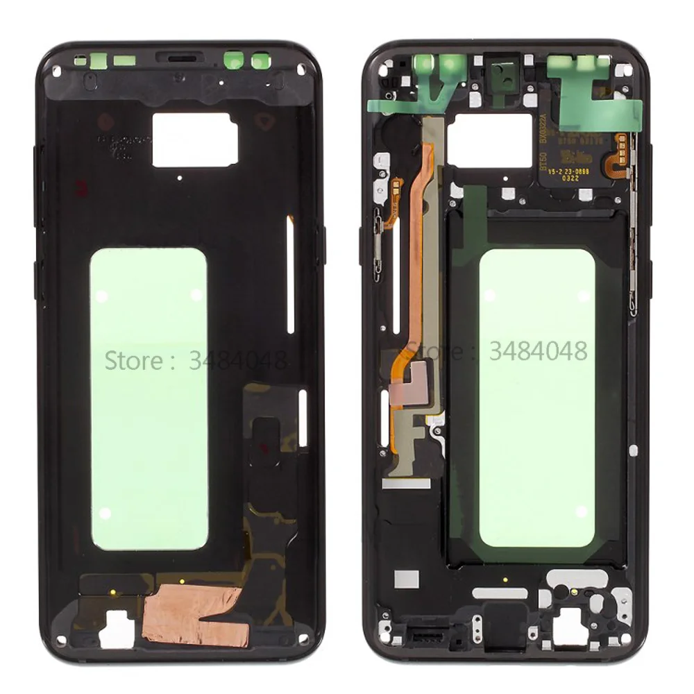 New LCD Display Middle Frame Bezel Chassis Plate with Side Button For Samsung Galaxy S8+ S8 Plus G955 G955F