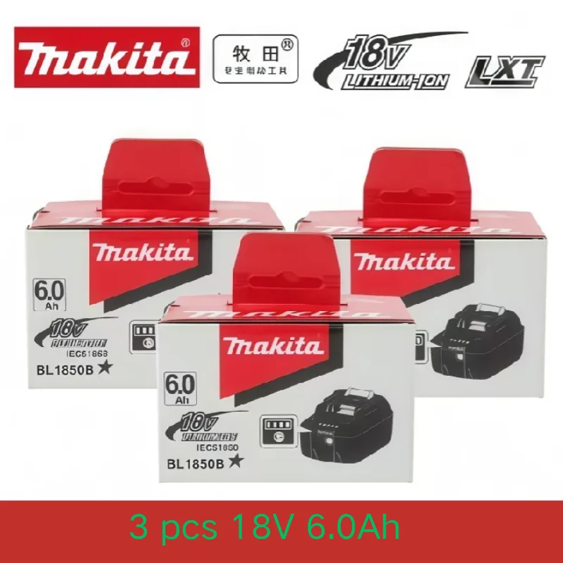 

100% Оригинальный аккумулятор Makita 18В, замена литиевых аккумуляторов BL1830B, BL1840, BL1850, BL1860, BL1815, LXT400 для Makita 18В