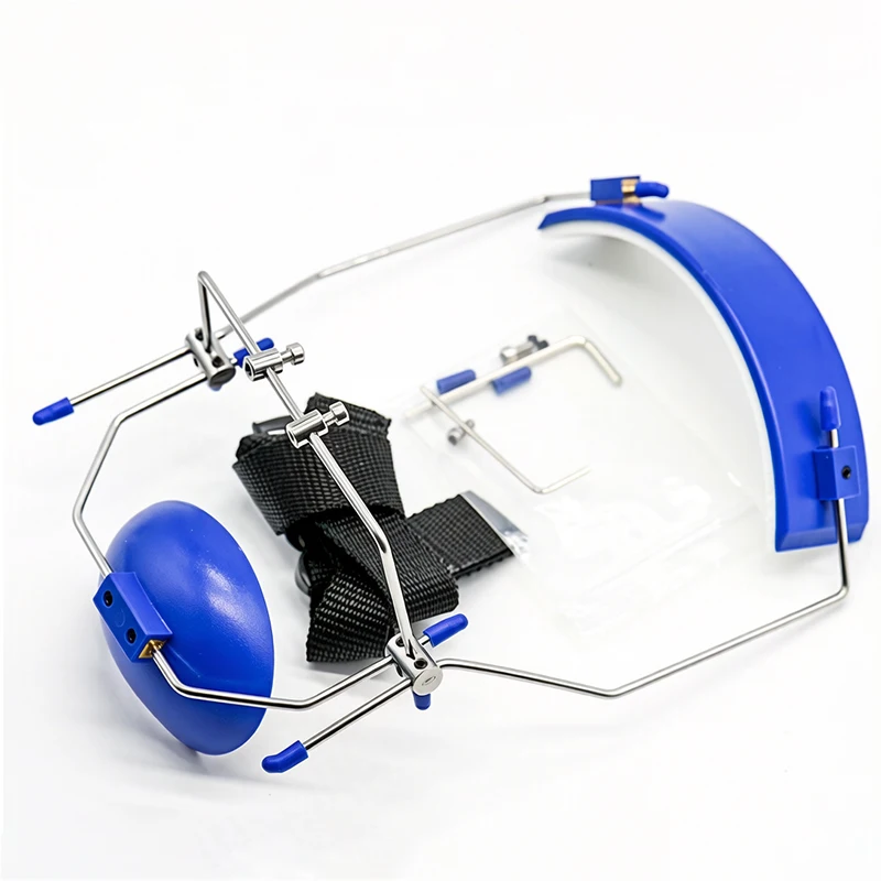AG 1pc Dental Mask Orthodontic Adjustable High Pull Headgear Face Mask Double Pole Odontologia Tools Dentistry Device