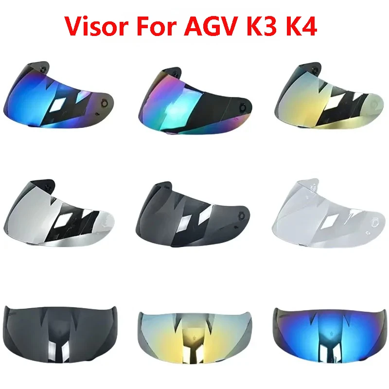 

Козырек для шлема для AGV K3 K4 Casco Moto Аксессуары K3 Щит УФ-защита K4 Шлем Линза Ветрозащитный Capacetes Щит Лобовое стекло