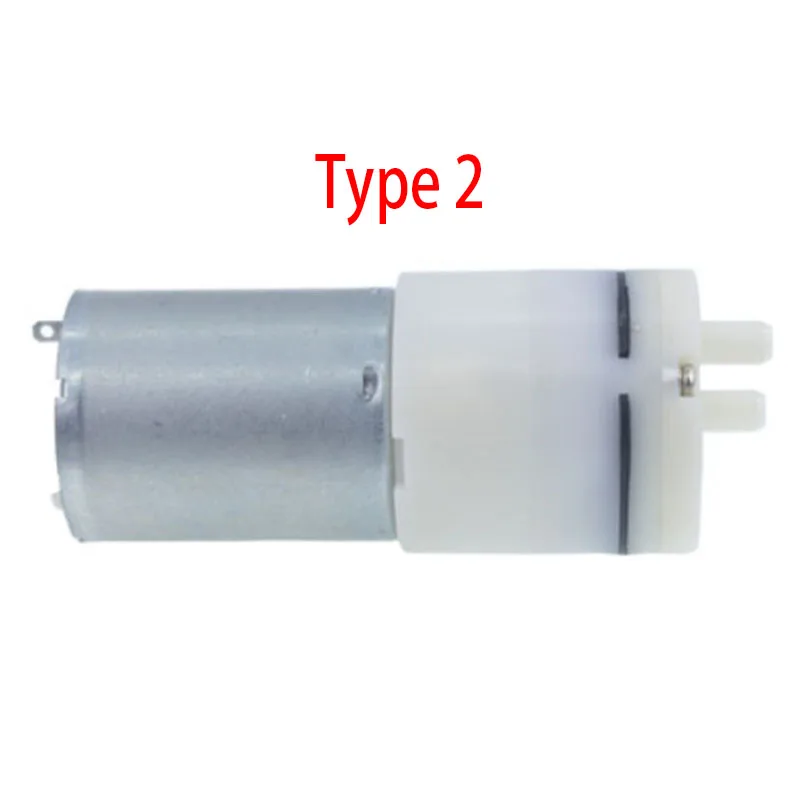 12V DC Small 370 Water Pump Low Noise Large Water Flow DC Motor Water Pump For Mini Vacuum Oxygenation Air Pressure Breast Pumps