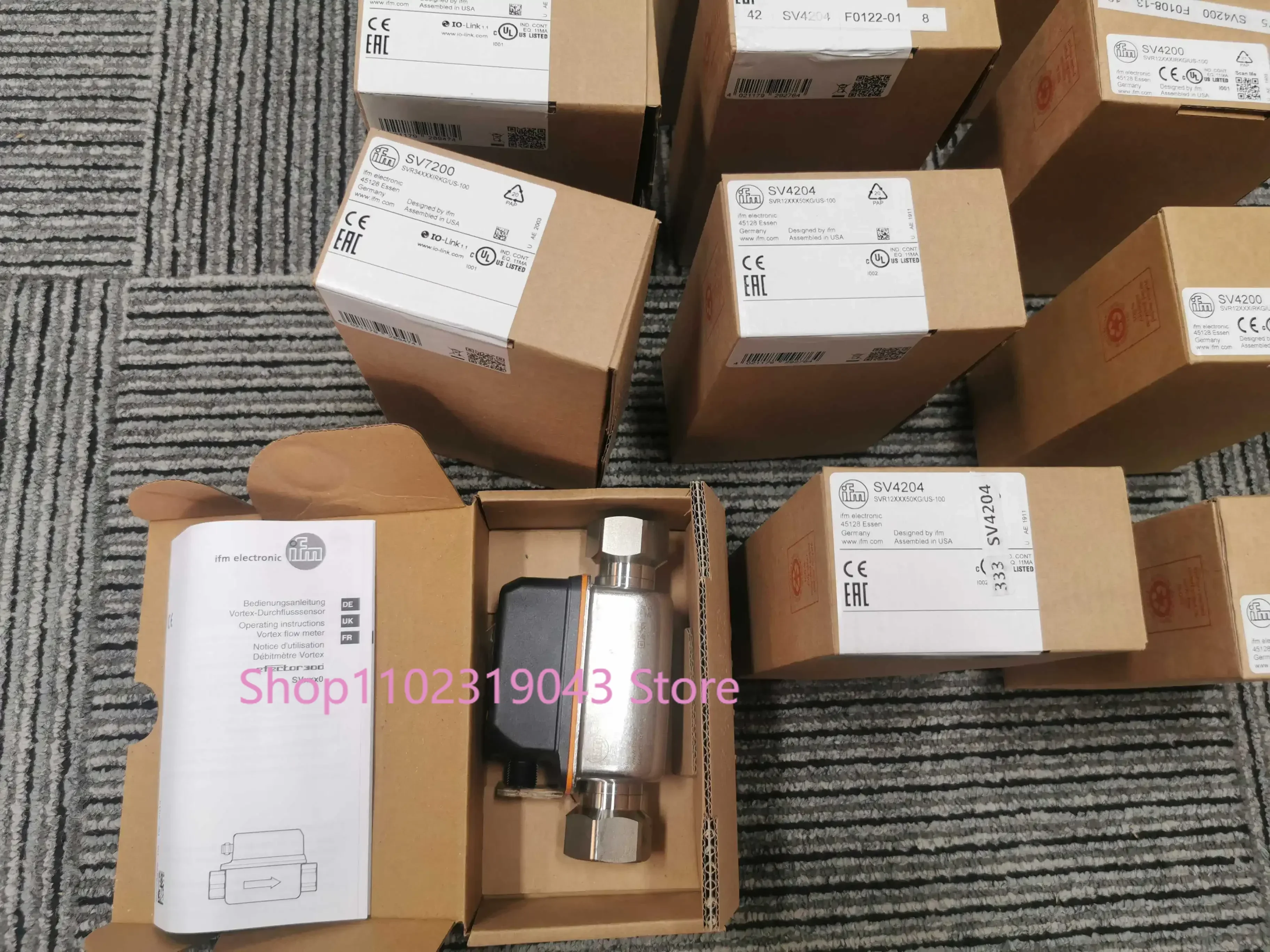 IFM SV4200 SV4204 flow sensor SV7200 original stock