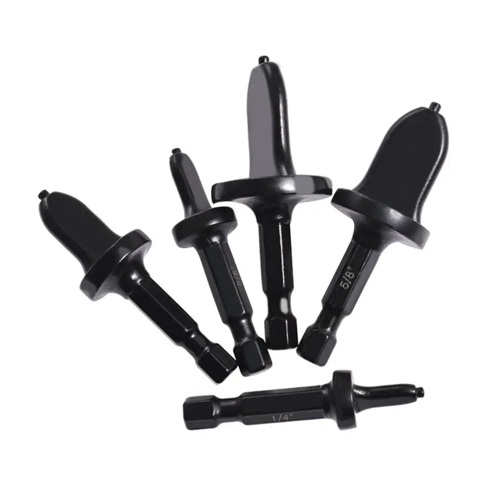 5 SZT. Czarny Rozszerzak do Rur Narzędzie do Formowania Rozszerzacz do Rur Wiertło Sześciokątny Uchwyt Rozszerzacz do Rur Stalowych Narzędzia do Rozszerzania i Końcówkowania Rur Klimatyzacji