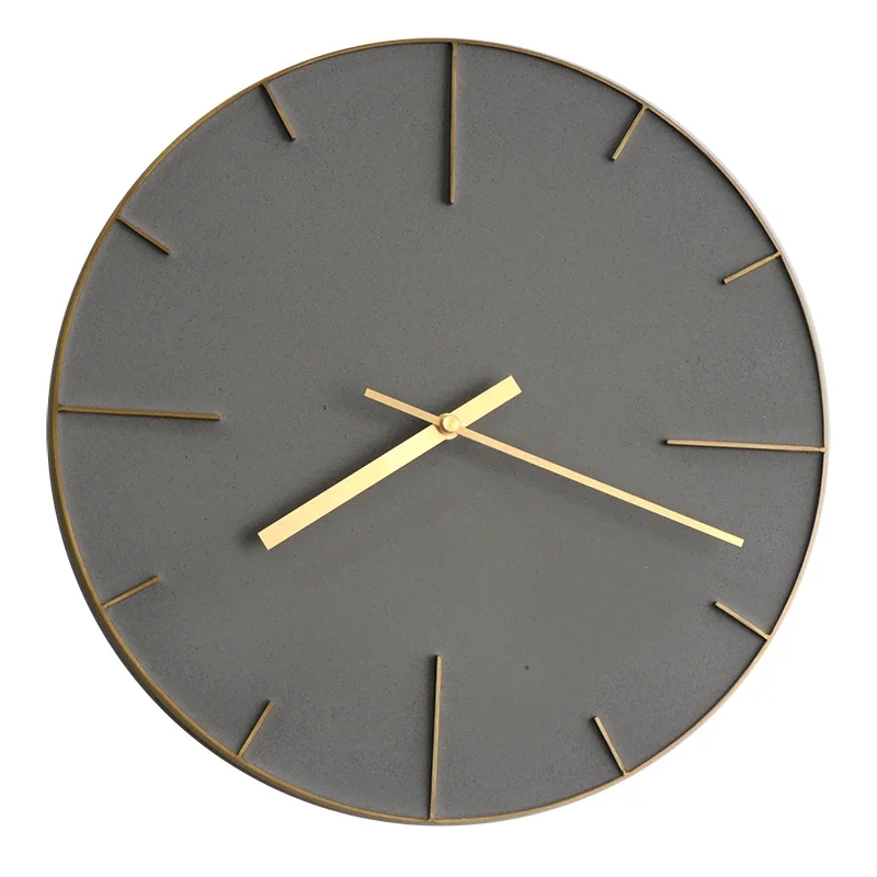 Cute Simple Clock Wall Restaurant Silent Design Nordic Aesthetic Wall Clocks Interior Modern Horloge Living Room Decoration