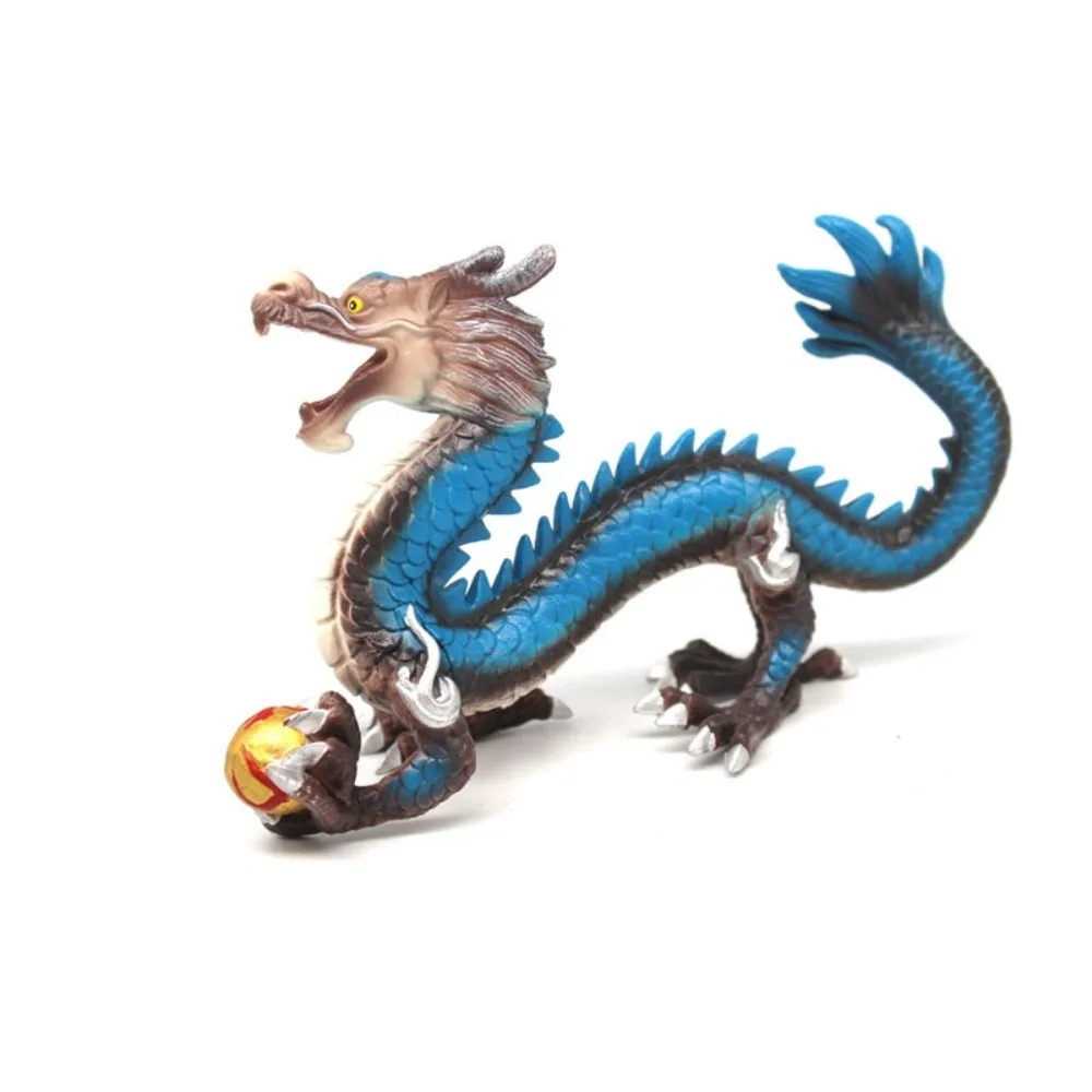 

Ice Flying Dragon Myth Dragon Figures Western Beast Fire Bullfighting Simulation Warcraft PVC Toys Ornament Dragon Animal Model