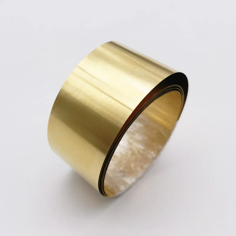 Imagem -04 - Latão Folha Fina Folha Folha Placa Rolo Artesanato Metalworking Grosso 1pc 0.1 mm 0.2 mm 0.3 mm 0.5x100 mm 20 mm 30 mm 50 mm 100 Milímetros x 1000 Milímetros