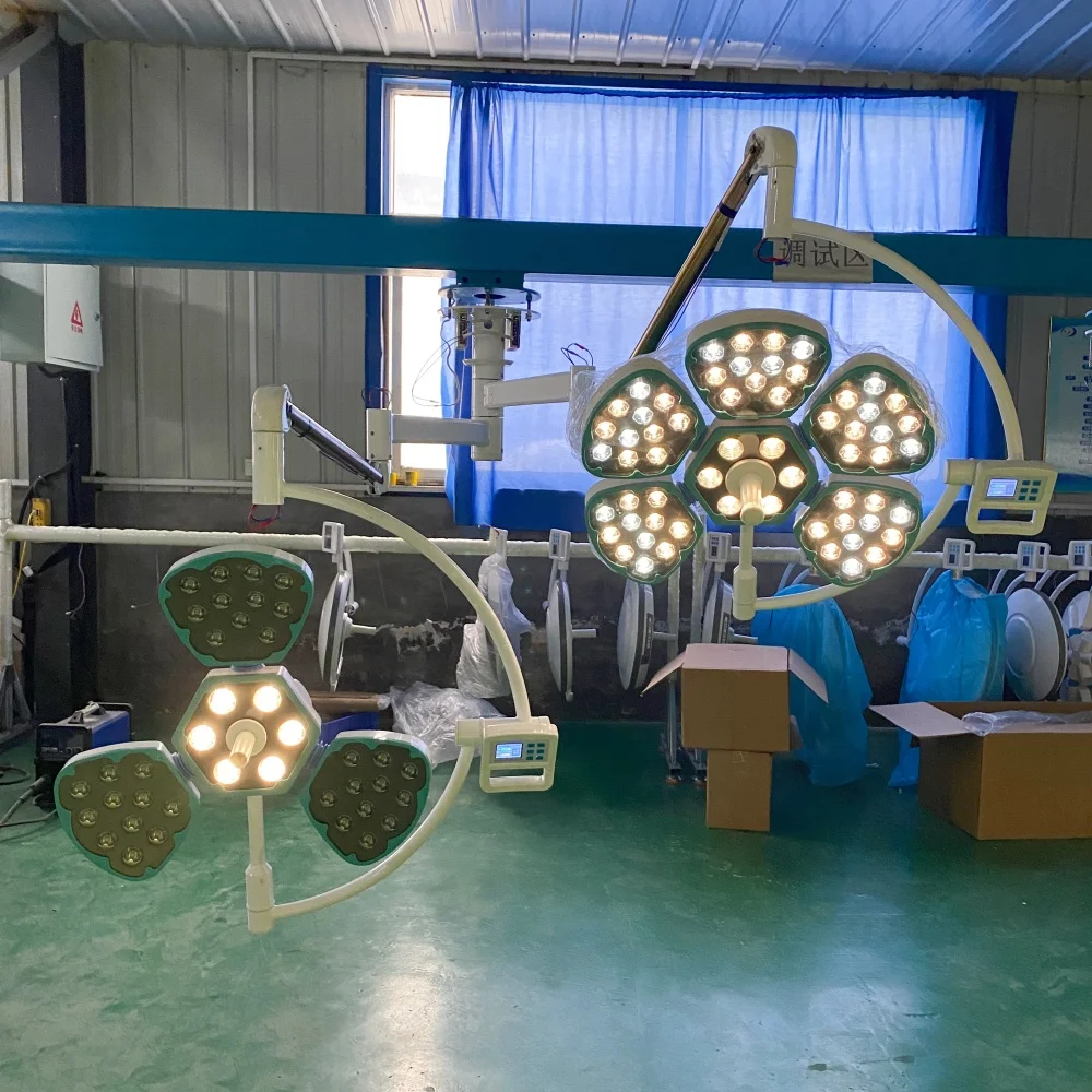 High color rendering index LED surgical shadowless light 5 + 3 petal-shaped ceiling surgical light (optional )