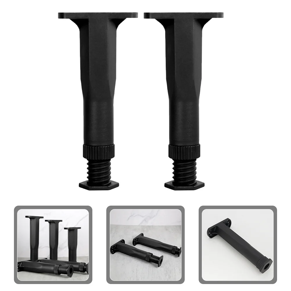 

2Pcs Adjustable Height T-Shaped Bed Frame Support Legs Center Support Replacement Bed Legs for Mattress Stability