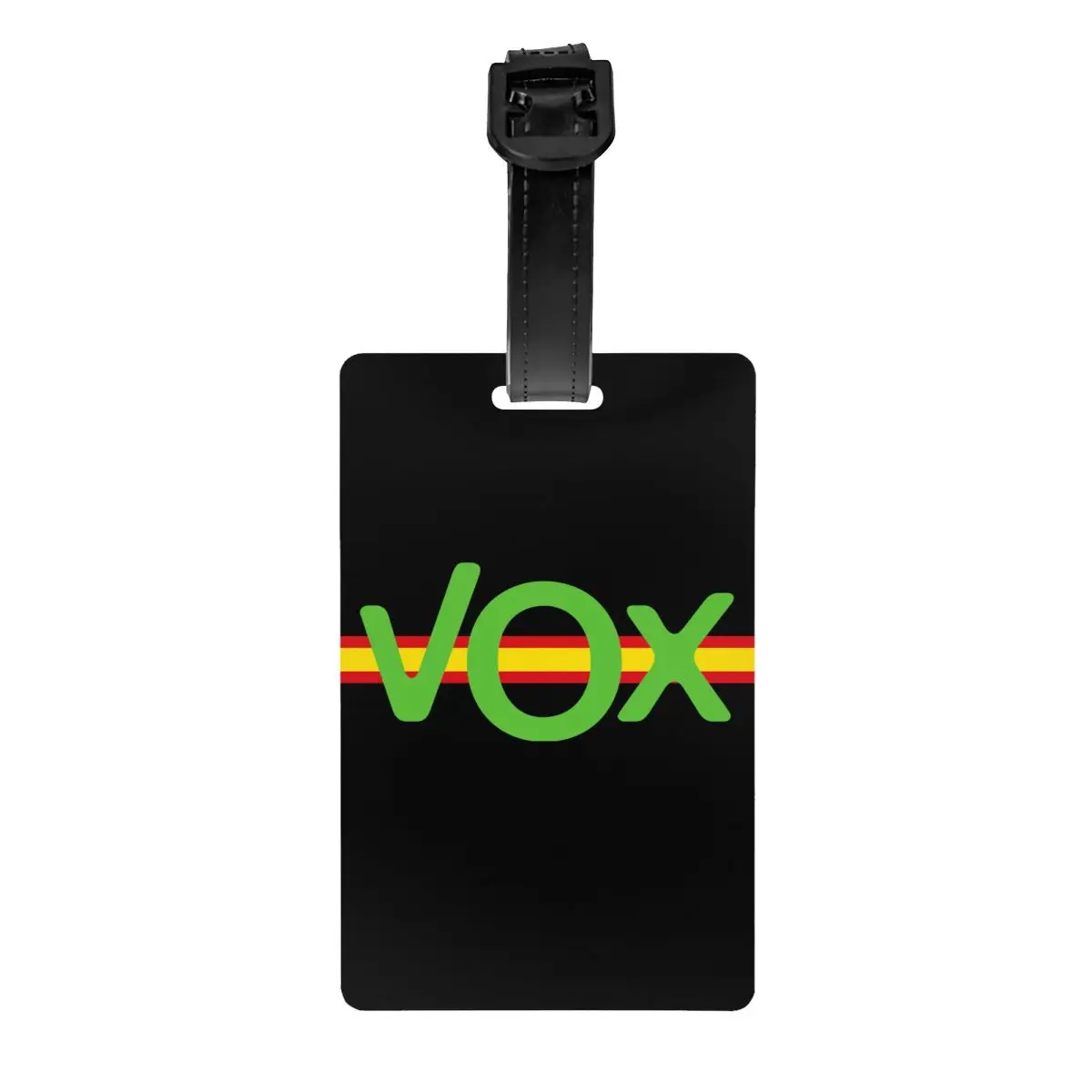 Espana Vox Logo Luggage Tag for Suitcases Cute Spain Political Party Spanish Baggage Tags Privacy Cover Name ID Card