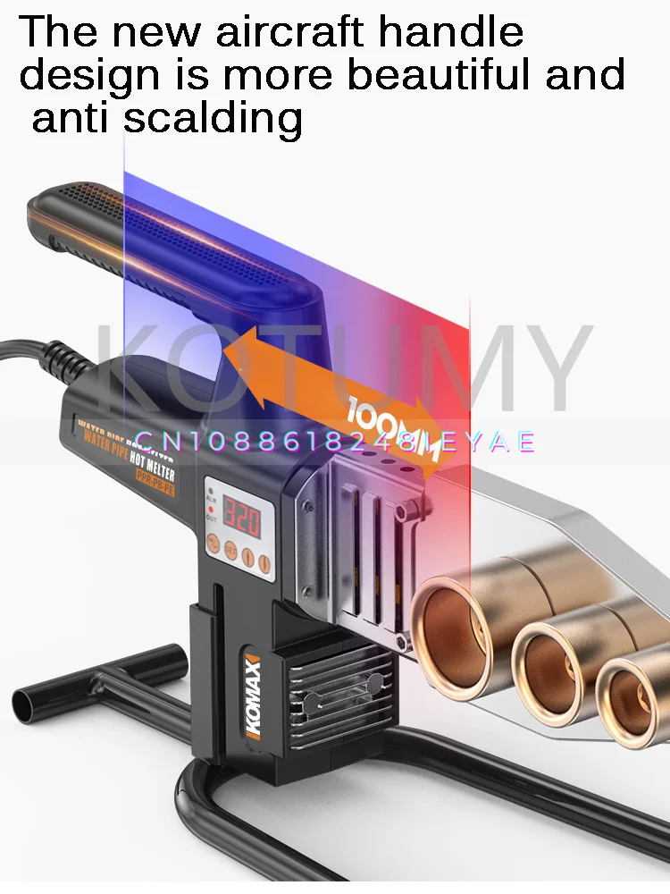 Pipe Welding Machine Pipe Soldering Iron Plastic Welding PPR Tube Heating Hot Melt Tool