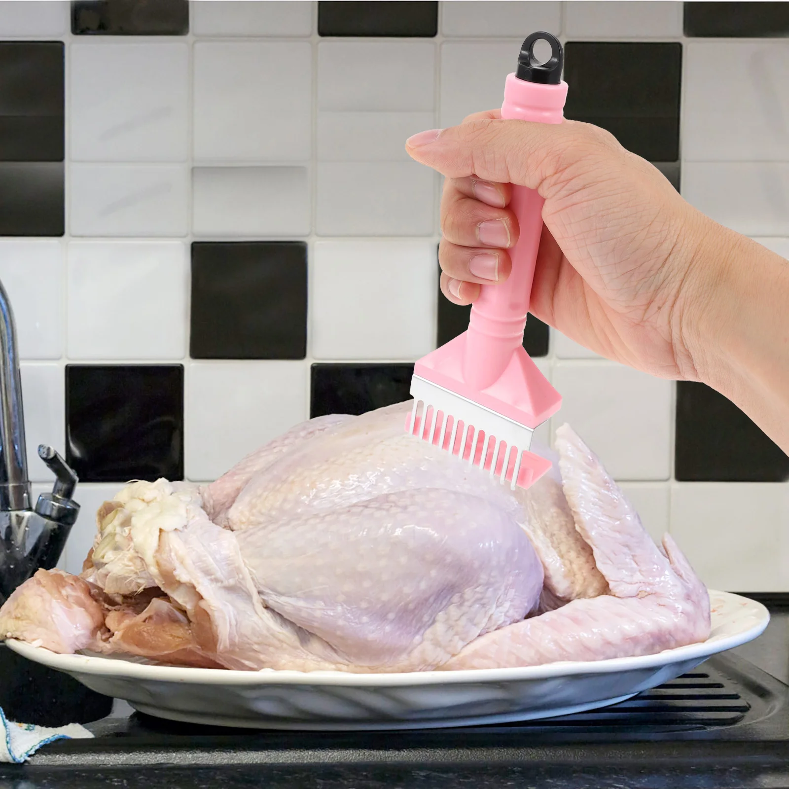 

Heavy Duty Meat Tenderizer Needle Stainless Steel Kitchen Tenderizing Tool for Venison Pork Beef Fish Efficient Time Saving