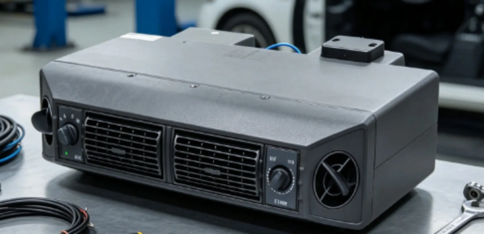 12V 24V Universal Air Conditioner Evaporator Assembly, Refrigeration Retrofit Part for Truck Van Pickup Tractor
