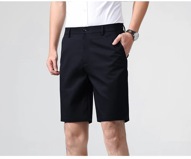 Neue Klassische Passform Herren Stretch-Bermuda Leichte Schnelltrocknende Stretch-Shorts Golf-Shorts Wander- und Reise-Shorts – Detail 4