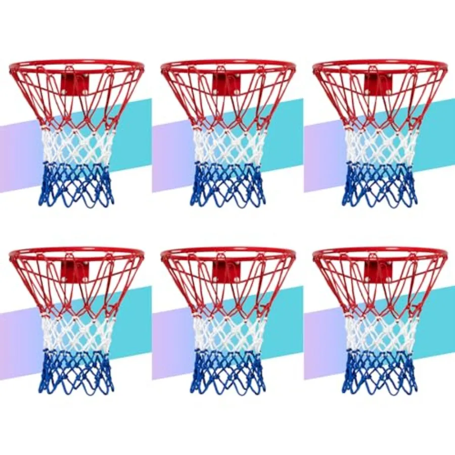 

Basketball Net Replacement 2025 Upgrade Thick Professional Basketball Nets Heavy Duty Outdoor All Weather Anti Whip Color Never