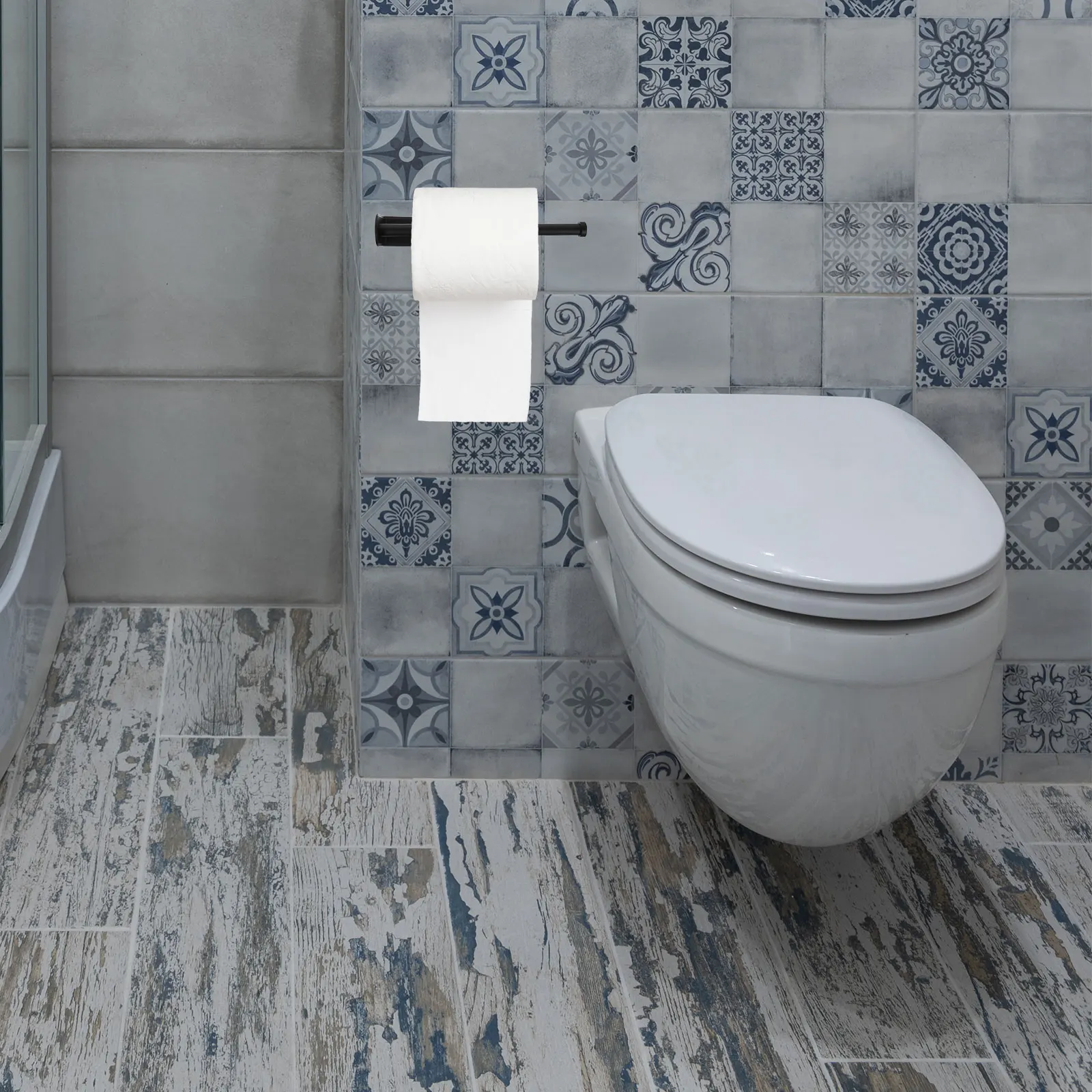 

Wall Mounted Towel Bar Holder Rack Bathroom Kitchen Hand Guest Room Paper Towel Organizer Dispenser Shelf Aluminum Alloy