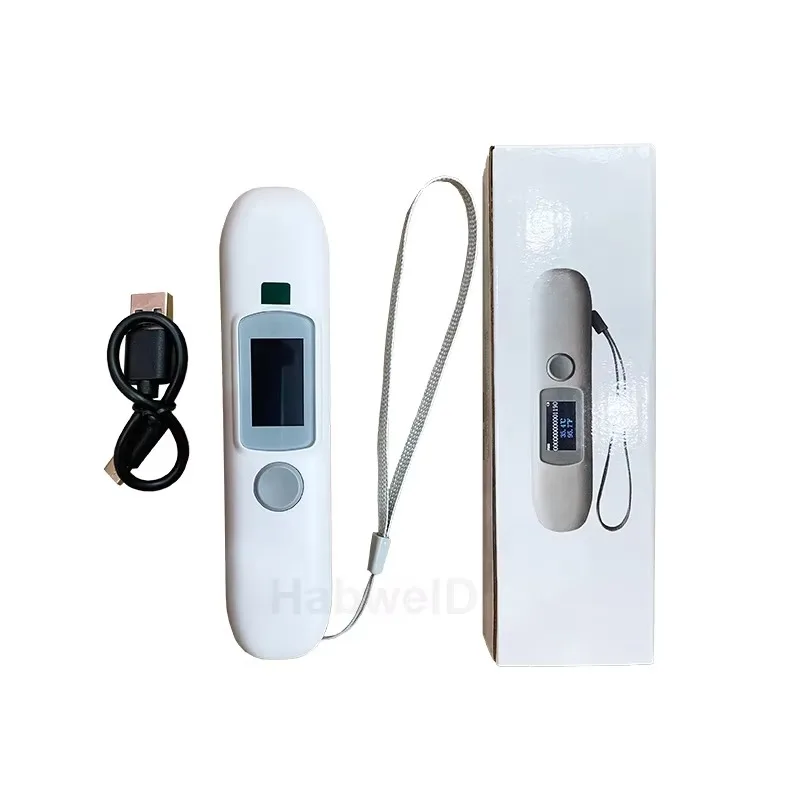 Pet Handheld RFID Reader FDX-B EM4305 Animal Temperature/Thermo Mini Tag Microchip Cat Dog Horse Livestock Health