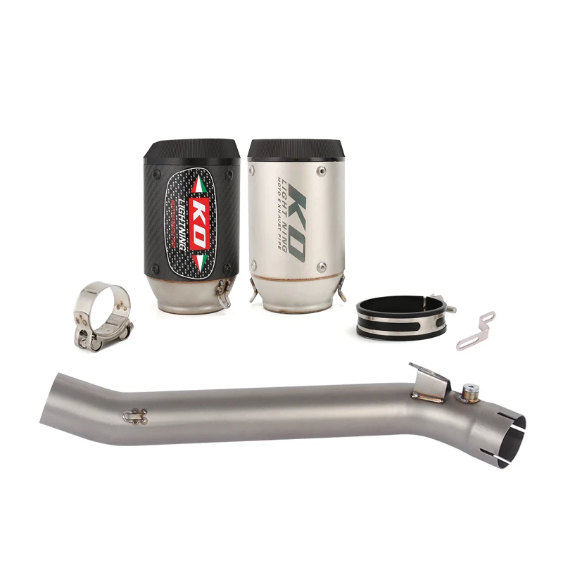

Exhaust Tips For Suzuki GSXR1000 2007-2008 Motorcycle Muffler Escape Mid Link Pipe Removable DB Killer 60MM Exhaust Tail Pipe