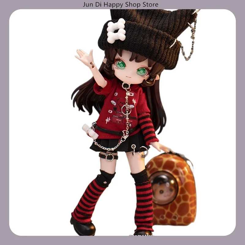 COME4FREE 1/12 BJD Vestiti per bambole Serie quotidiana Disordinato Orsetto Dress Outfit Set per vestiti per bambole OB11