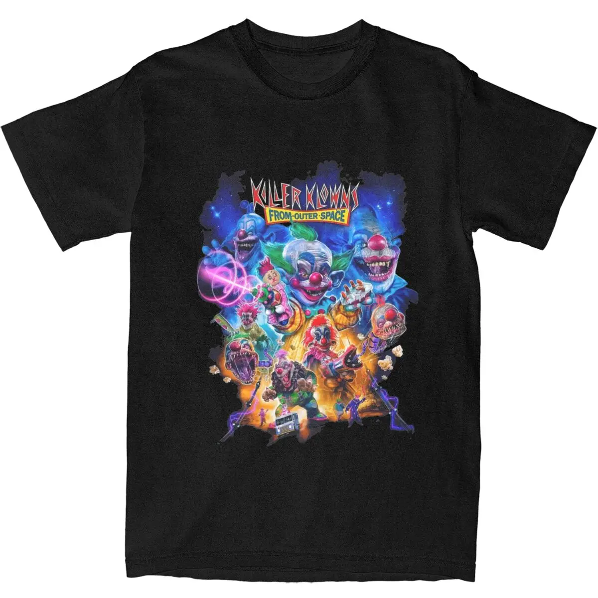 Killer Klowns From Outer Space Movie Men Women's T Shirts Accessories Novelty Tee Shirt T-Shirt Cotton Unique Clothing