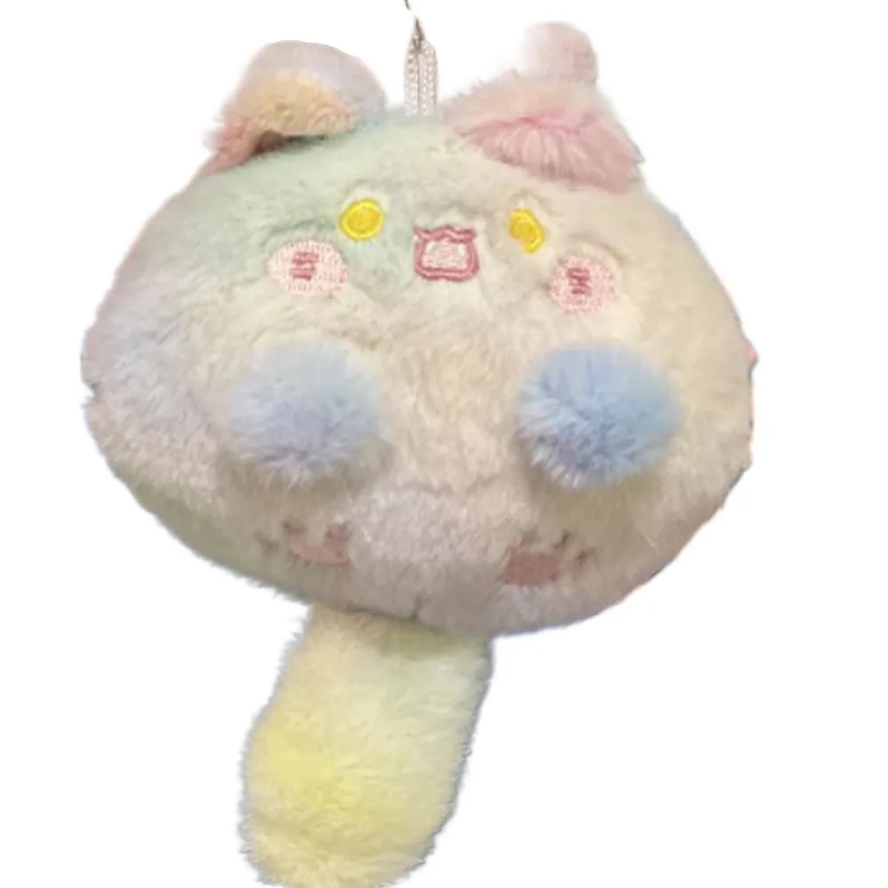 

Подвеска с длинным хвостом кота, плюшевый брелок, писк, милый кот, мягкий хвост, плюшевая игрушка, кавайный мультяшный мягкий брелок с котом, подарок для девочек