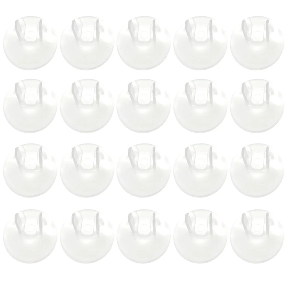 

20 Pcs Socket Protector Outlet Covers Baby Safety Plug 2 Hole 3 Hole Transparent Plastic Child Proof Electrical Guard