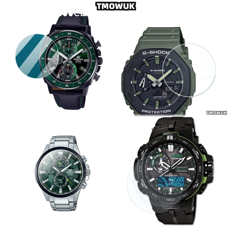

For Casio GWG - 2000 S2200 S140 EFV 540D L MDV 107 EFV 520DB GRB 100 GA 2110 Tempered Glass Screen Protector Watch Film HD 9H Hi