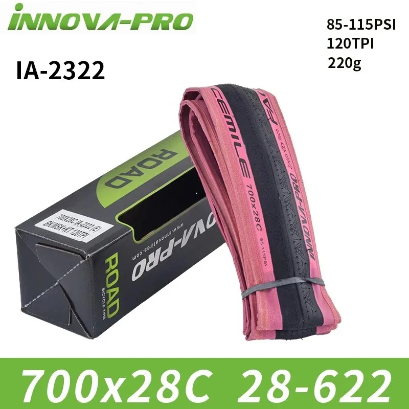 INNOVA-PRO bicycle tire 700x25C 700x28C 120TPI Kevlar anti puncture racing road bike tires ultralight folding 120 TPI 85-135 PSI - view 6