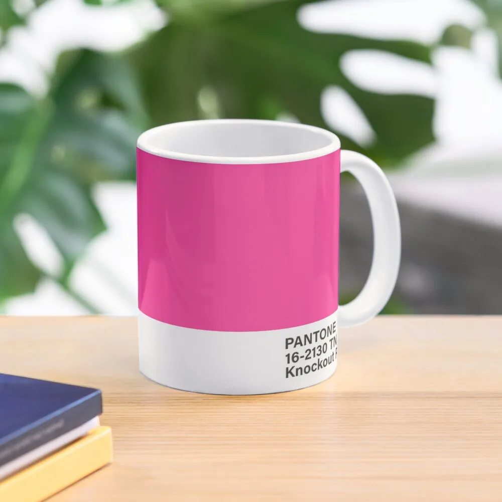 

pantone 16-2130 TN Knockout Pink Coffee Mug Mixer Mug Coffee Travel Mug