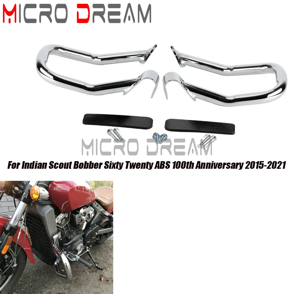 

Motorcycle Engine Guard Highway Crash Bar For Indian Scout 2015-2021 2020 2019 2018 2017 2016 Bumper Crash Bars 2881756-156