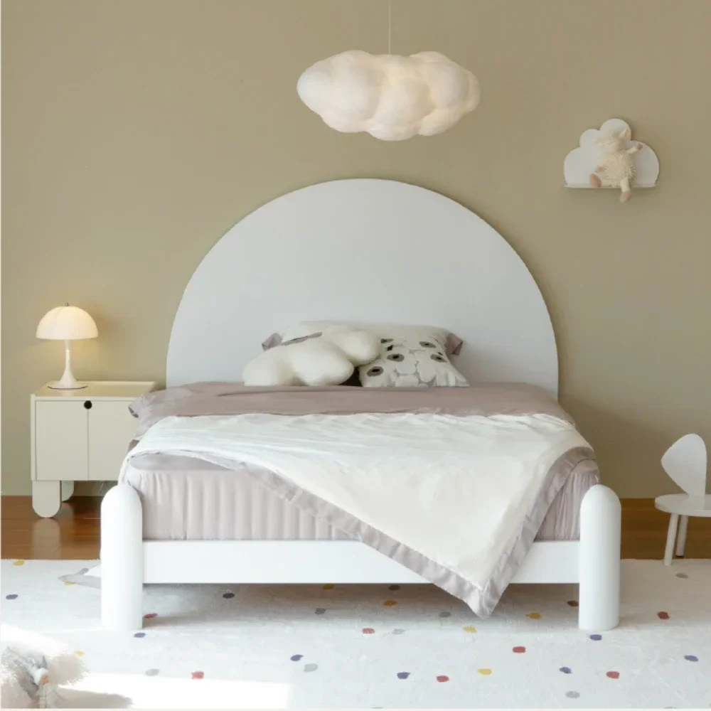 1.2m 1.5m 1.8m solid wood children's bed easy to clean