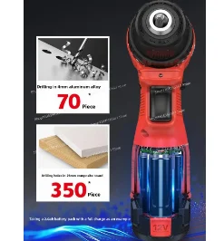 Brushless hand drill household lithium drill battery charging electric screwdriver
