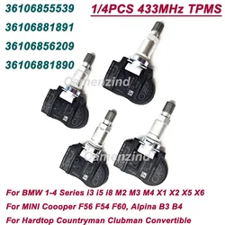 for BMW F20 F30 X5 X6 F15 Mini Cooper F56 F54 F60 R56 Alpina 433MHZ TPMS 36106855539 36106881891 36106856209 36106881890 6855539