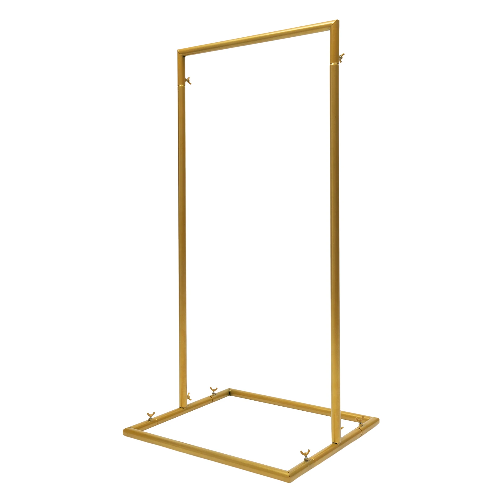 Gold Wedding Arch Stand 39.4 Inch, Steel Wedding Backdrop Arch, 22 lbs Load Capacity for Ceremony Party Garden
