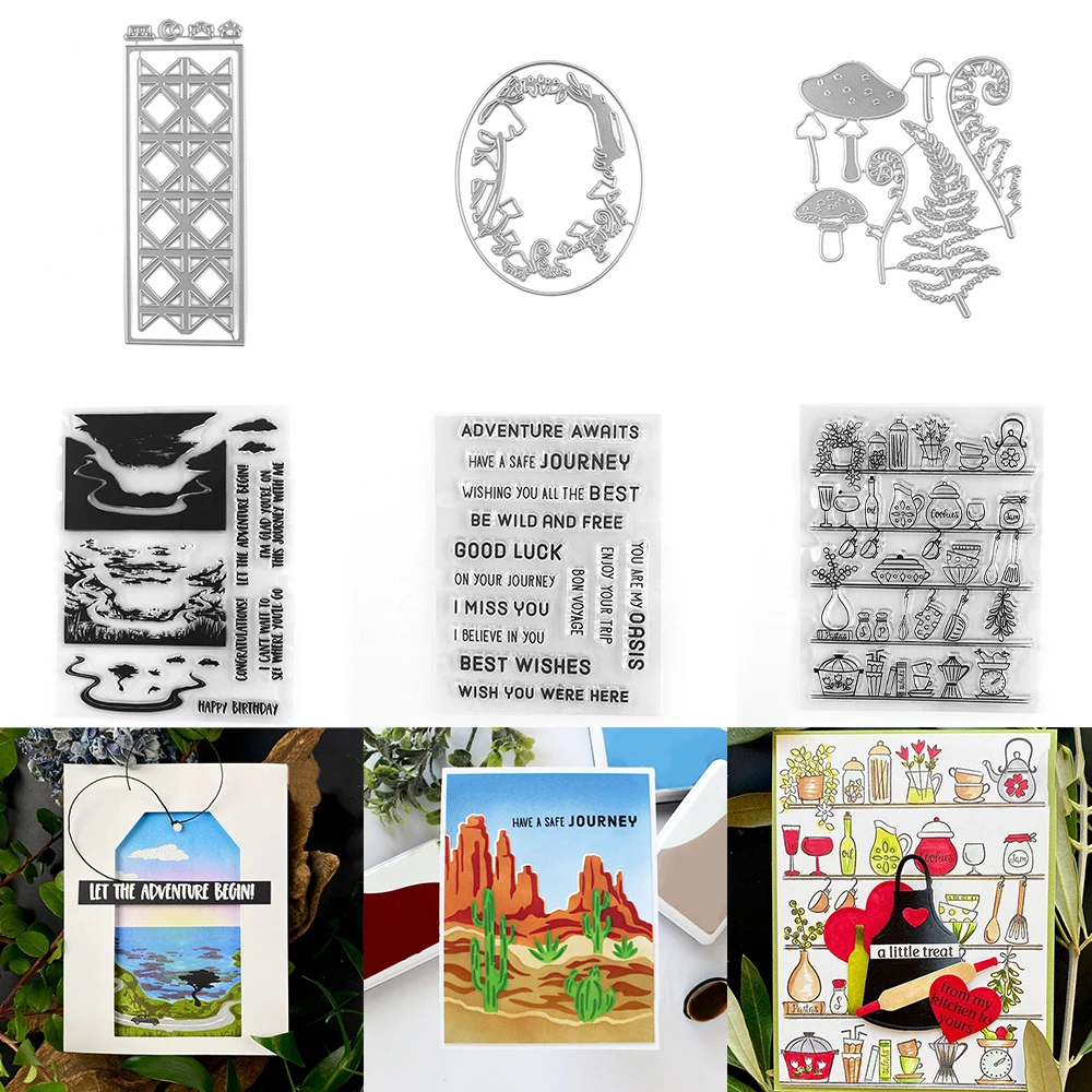 Wald reben Fensters chrank Tür Metalls chneid werkzeuge oder klare Stempel für DIY-Karten kunst machen Scrap booking Fotoalbum Handwerk