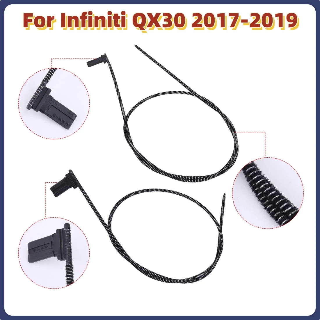 

Car Panoramic Sunroof Moonroof Curtain Cables For Infiniti QX30 2017-2019 Automotive Accessories