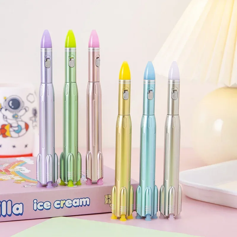 

20PCS Cross Border Lantern Rocket Shaped Neutral Pen Student Creative Stationery Wholesale