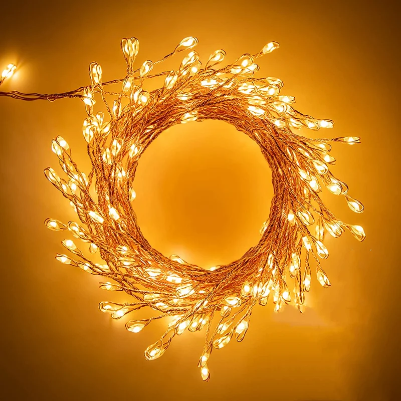 6M/3M/1.5M Copper Wire String Lights Fairy Tale Garland Light String Battery Operated Wedding Party Christmas Home Decoration