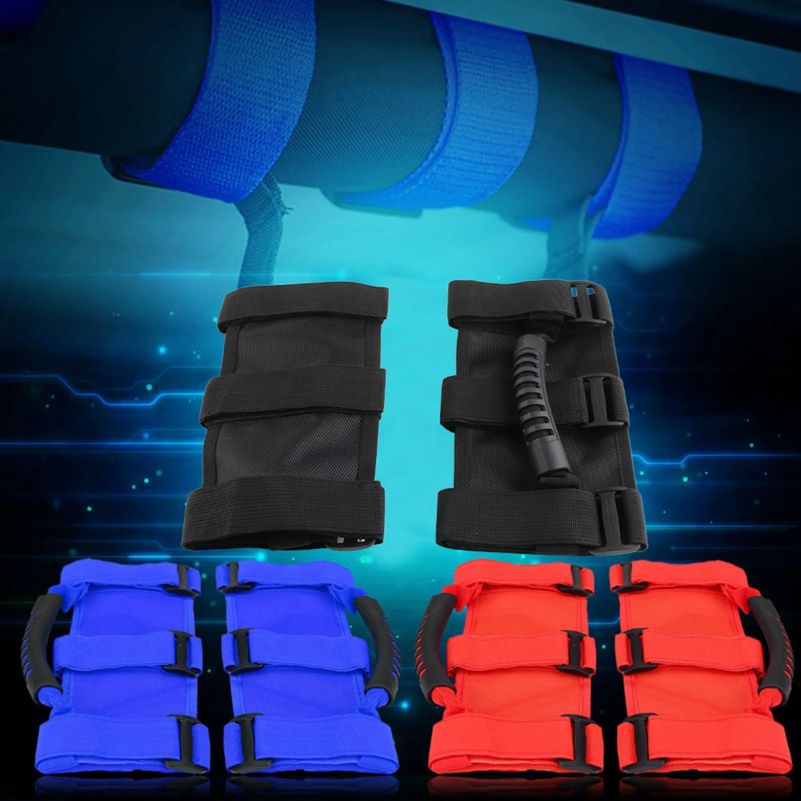 

Car Roof Grab Hand Hold Grip Handles for YJ JK JKU 1995‑2007 Hand Hold Handles Roof Grab Roof Grab Handle