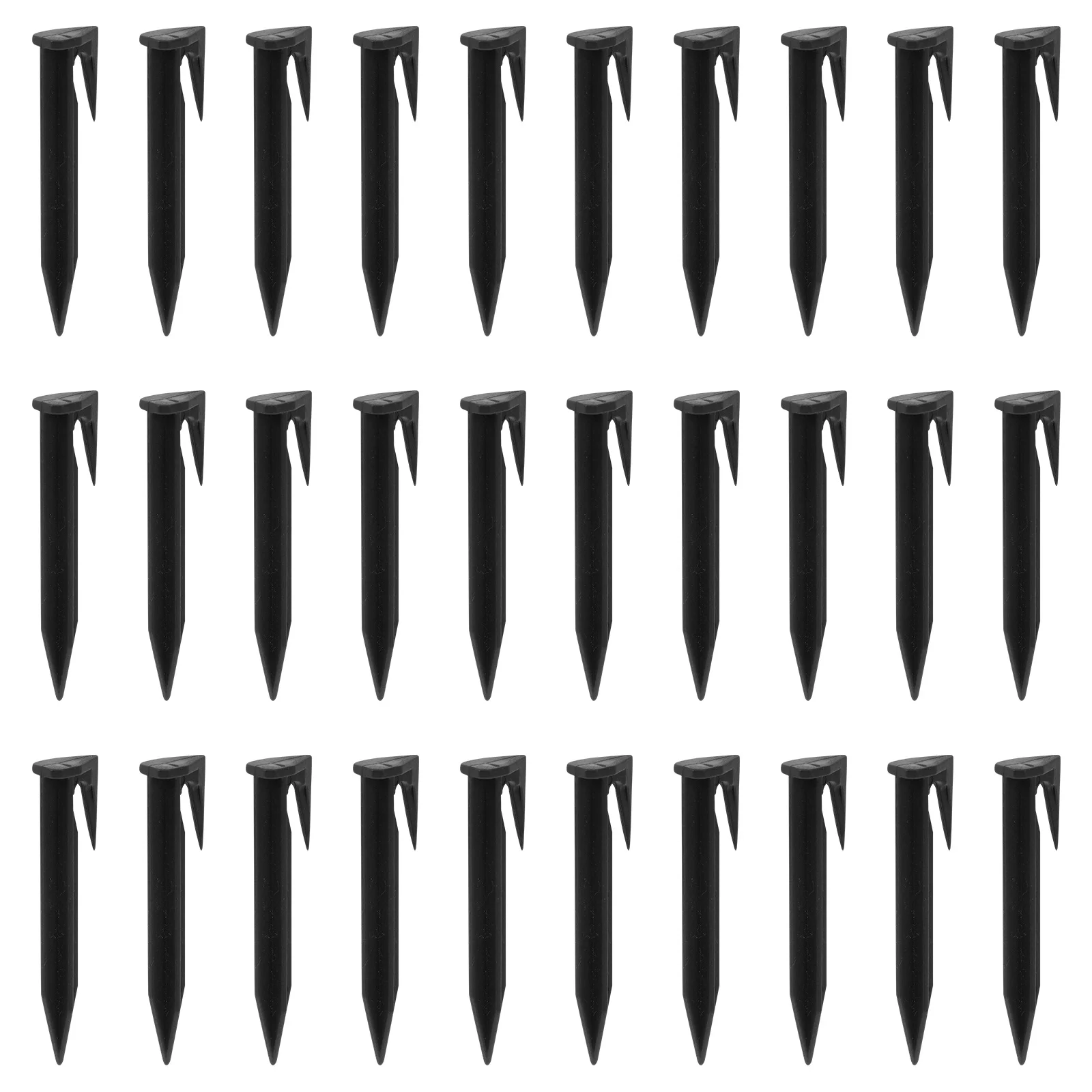 50 قطعة في الهواء الطلق الأرض حصص أوتاد خيمة المسامير البلاستيكية للتخييم التنزه نزهة المظلة تحديد أدوات لوازم البستنة #2