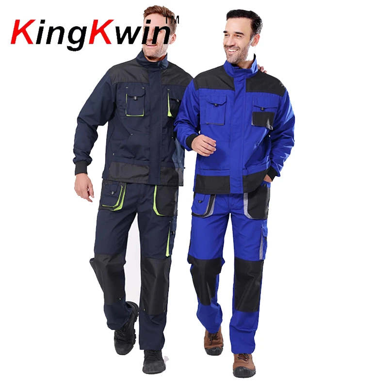 Factory Workshop Uniforms Automobile Mechanic Clothes Electrician Workwear Multi-pockets Worker Wear