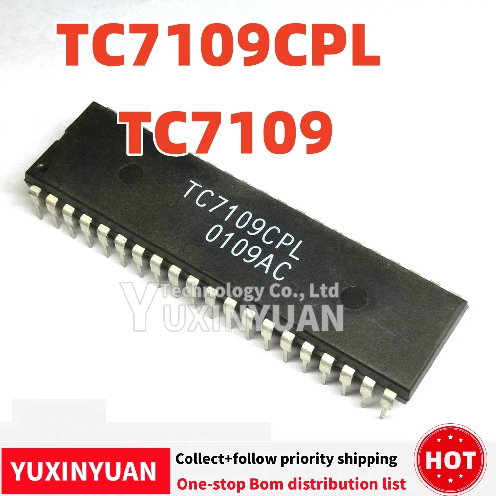 1PCS  TC7109CPL TC7109    DIP40   IC   100%good YUXINYUAN